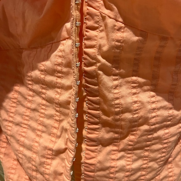 Guess by Marciano Coral/Peach Off-Shoulder Blouse - Picture 4 of 6